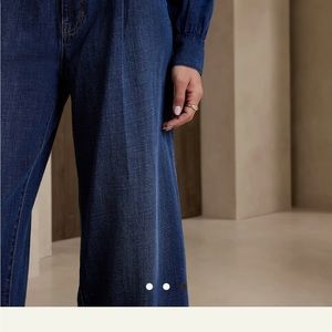 Cute wide leg jean - too long for me